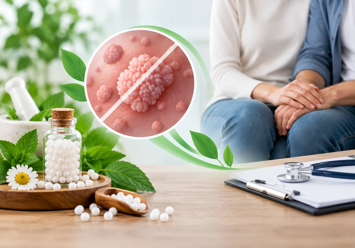 Homoeopathic medicine for Genital Warts