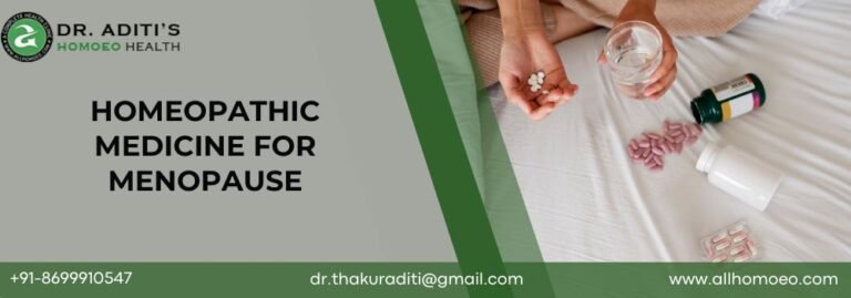 Homeopathic Medicine for Menopause
